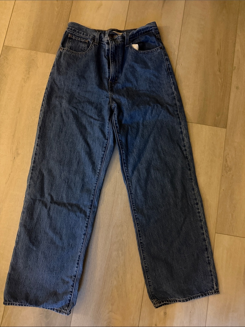 Levi’s High-Rise Wide-Leg Dark Wash Jeans